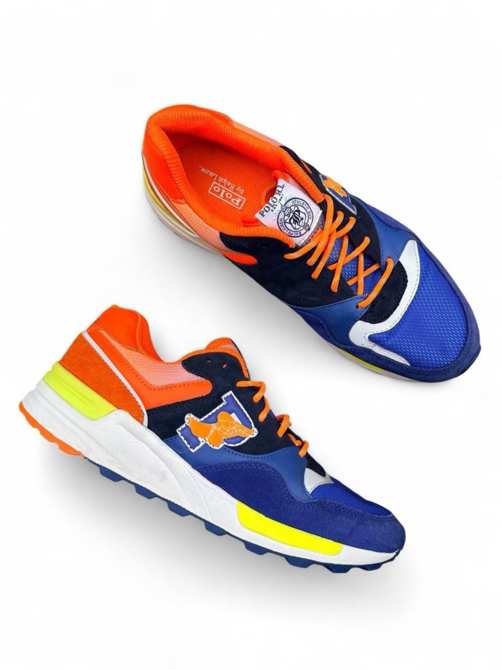 Polo Ralph Lauren Trackster 100 Pony Sneakers – Royal Blue/Multi, Men’s 9
